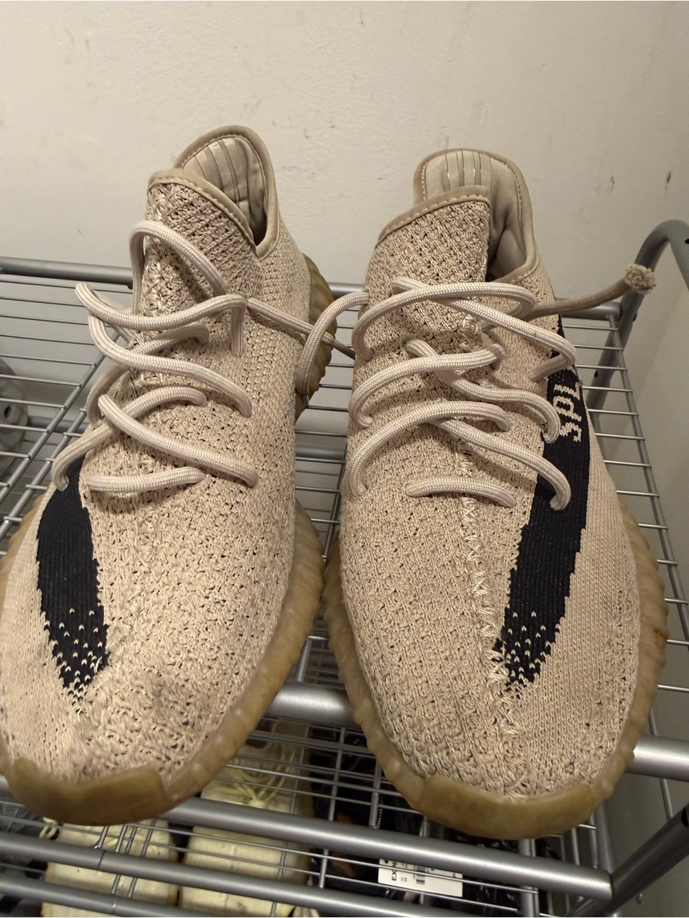 adidas Beige Athletic Sneaker Interior